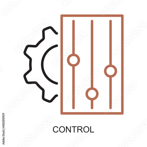 Change Management Control illustration for change management concept
