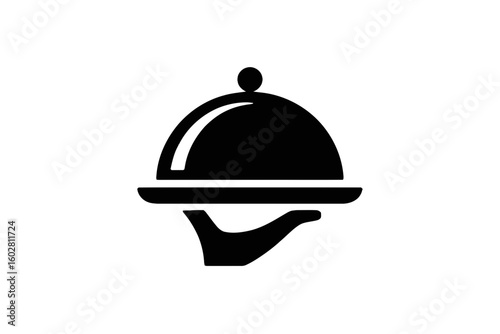 Serving Dish Silhouette cloche food