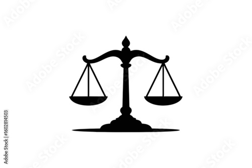 Balanced Scales of Justice legal court