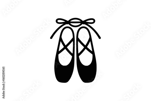 Ballet Slippers with Bow pointe shoes dance shoes