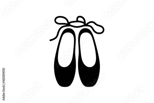Ballet Slippers with Bow dance shoes pointe shoes