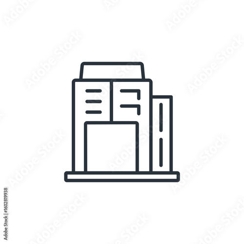 condo icon collection .design style with background