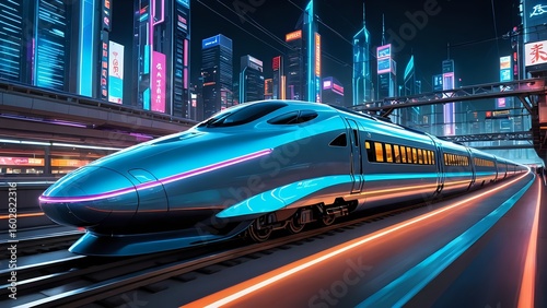 train in motion