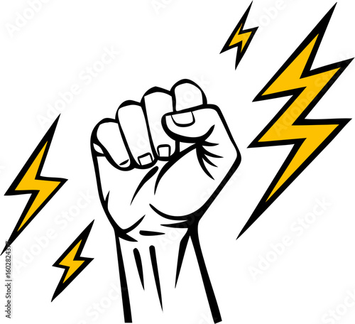 hand holding thunder light