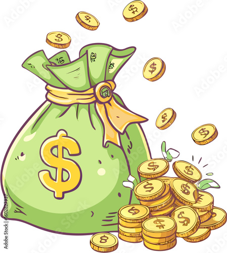 bag with money