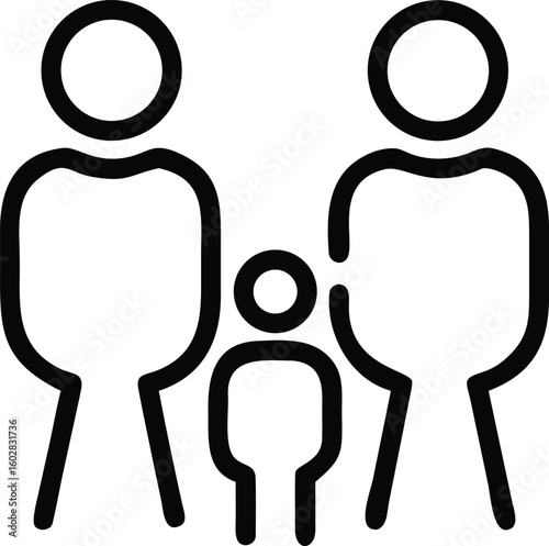 Parents Holding Child Up Icon