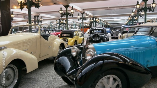 Voitures anciennes au Musée national de l'automobile à Mulhouse  Haut-Rhin France Europe