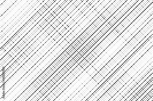 Grunge halftone gradient texture. Faded grit noise background. Sandy gritty wallpaper. Retro pixelated backdrop. Black and white anime or manga comic overlay. Vector graphic design textured halftone