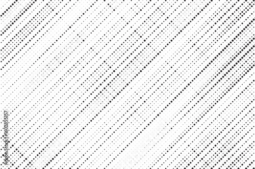 Grunge halftone gradient texture. Faded grit noise background. Sandy gritty wallpaper. Retro pixelated backdrop. Black and white anime or manga comic overlay. Vector graphic design textured halftone