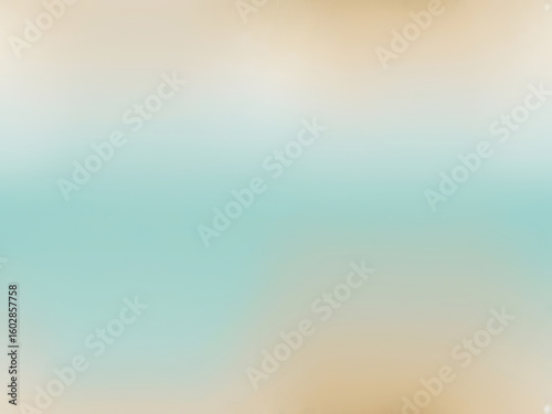 Soft Blurred Gradient of Sand and Sea, Minimalist Abstract Background, ai