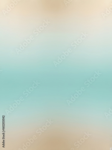 Soft Blurred Gradient of Sand and Sea, Minimalist Abstract Background, ai