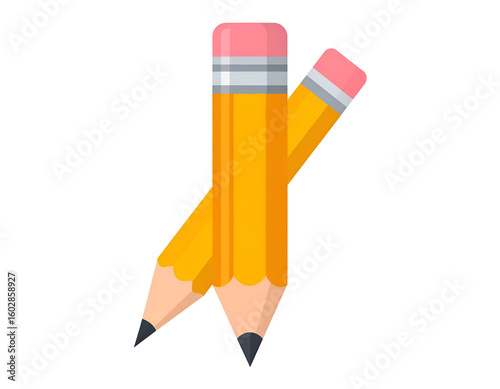 Yellow Pencils Illustration