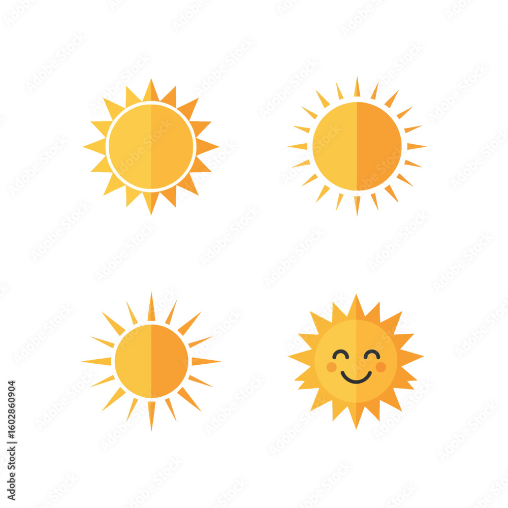 Fototapeta premium sun Vector Art – Space and Astronomy Concept flat style