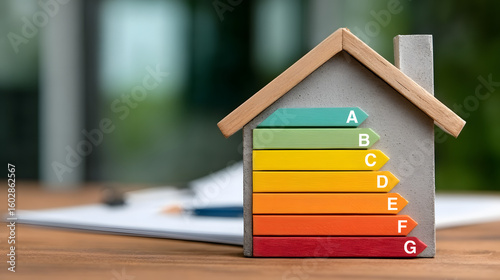 Diagnostic de performance énergétique (DPE) d'une maison avec un modèle de classification sur un bureau