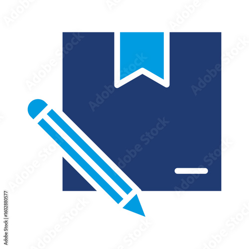 Product Design Icon Vector Illustration Blue Version