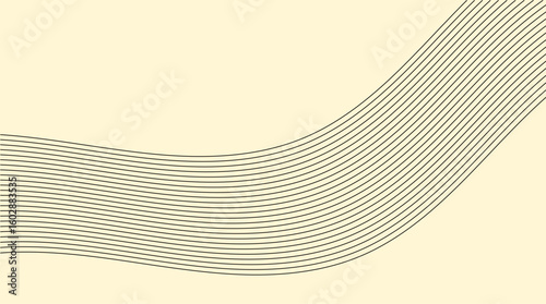 A minimalist vector background with flowing curved lines and abstract wave patterns. Clean modern design ideal for posters, banners, presentations, and digital templates.