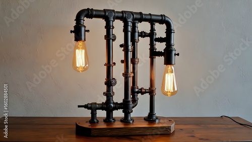 old antique lamp