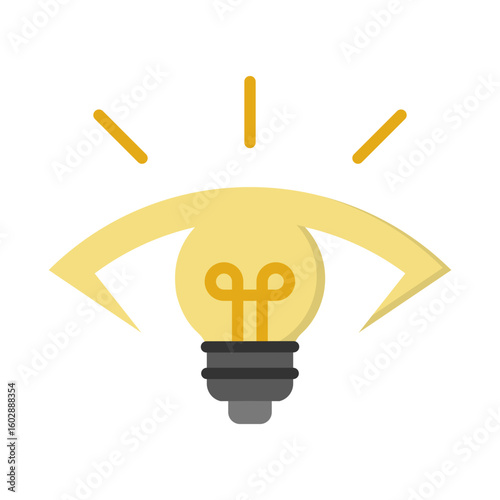 Visionary Icon Vector Illustration Flat Version