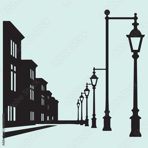 old street lamp