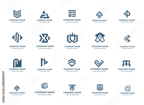 Company logo bundle pack.