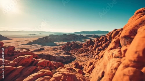Sunrise over Valley of Fire State Park