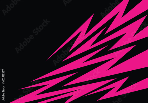 Abstract background with gradient color lightning and arrow line pattern