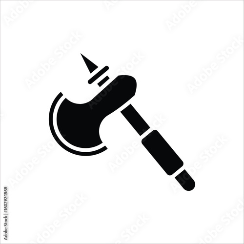 Axe icon. Vector illustration for web design. Isolated on white background.