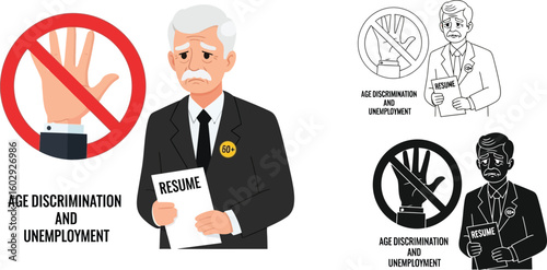 Age discrimination in the workplace affecting older workers and unemployment rates