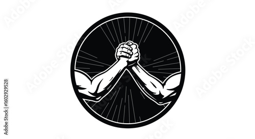 Arm Wrestling Competition Symbol