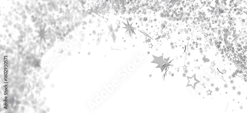 Abstract silver star background perfect for celebration, holiday, and festive designs.