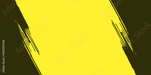Grunge vector texture geometric yellow, black. With the ability to use overlay. Background scratches, cracks, stains.