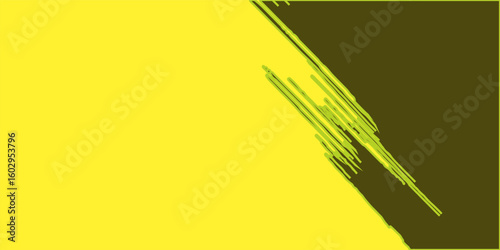 Grunge vector texture geometric yellow, black. With the ability to use overlay. Background scratches, cracks, stains.