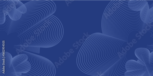 Abstract Flowing Wave Pattern on Aqua Background. vector 10