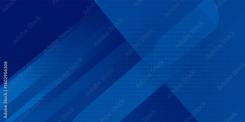 Obraz premium Abstract blue background with glowing geometric lines. Modern blue gradient square shape design. Futuristic technology concept. Suit for brochure, corporate, website, poster, banner, cover modern
