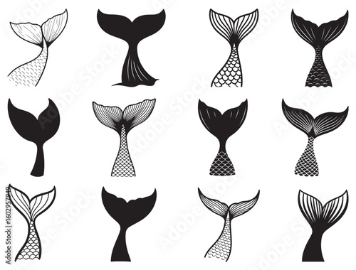 MERMAID TAIL SILHOUETTE