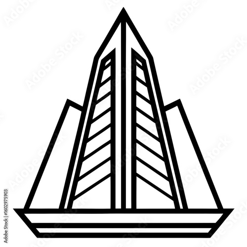 vector drawing of a ship