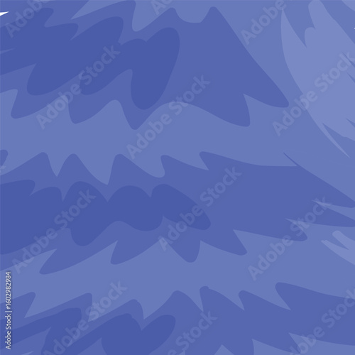 Abstract Blue Background with Wavy Lines