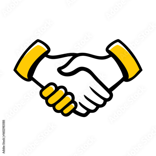 handshake vector illustration