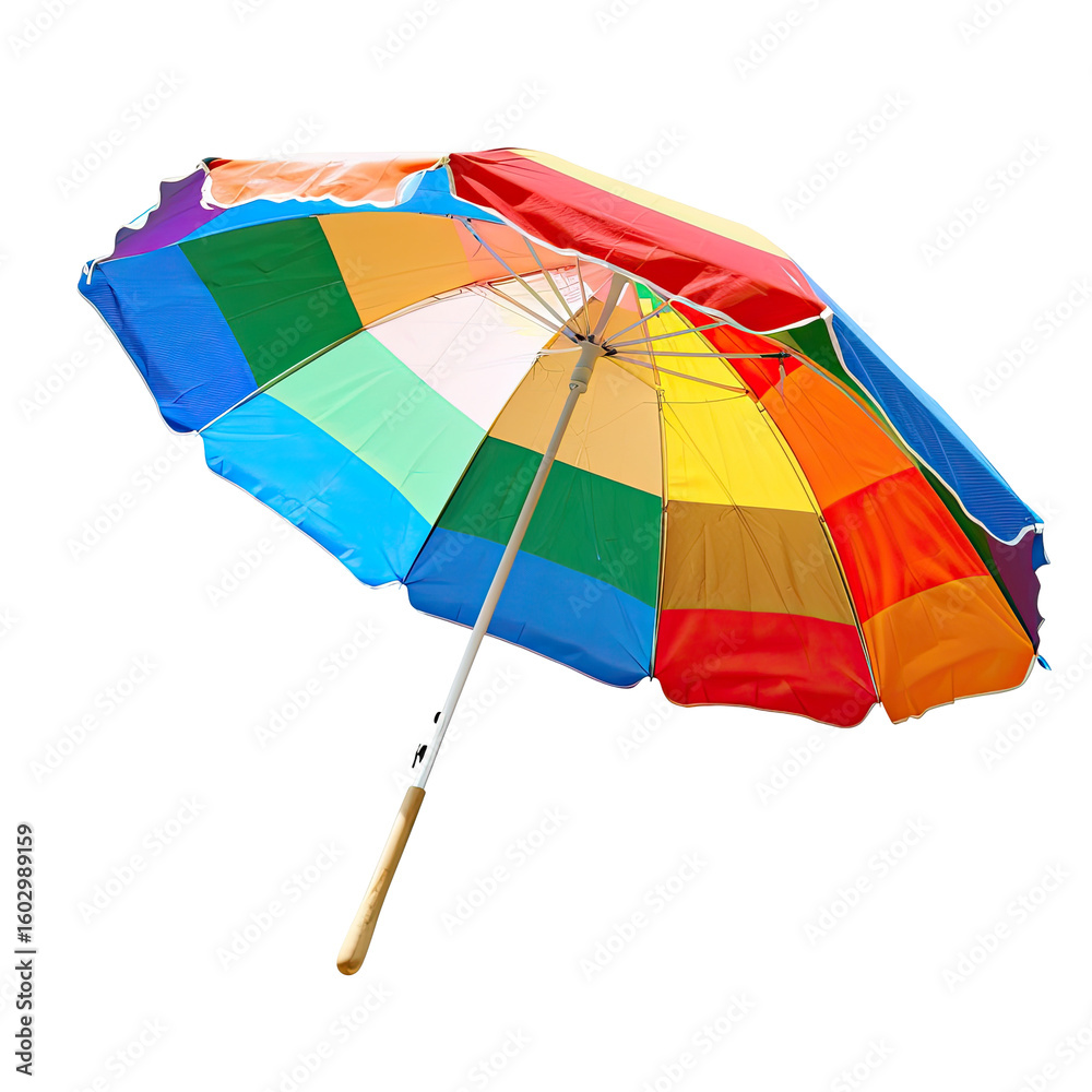 Obraz premium Colorful beach umbrella