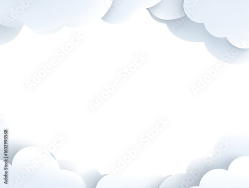 Abstract cloud frame