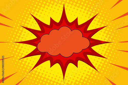 Bright sunny summer icon with yellow star rays and warm orange glow, symbolizing nature's radiant heat and light