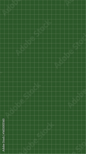 Vertical white paper with read grid pattern