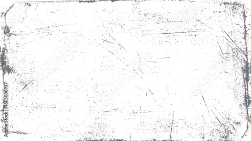 Vintage rough border with aged surface texture and sketchy scratches. Grunge background pattern. Excellent for posters and visual media.
