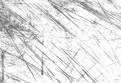 Sharp angle scratch marks with ink grunge texture style. Abstract damaged etched surface. Perfect for dark layout, design, and texture fill.
