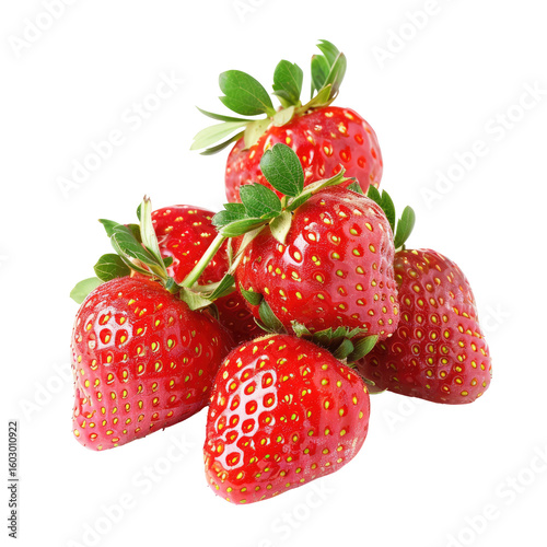 Wallpaper Mural Fresh strawberries in a cluster (1) Torontodigital.ca