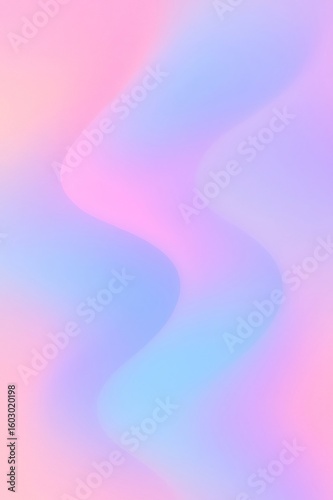 Soft pink and light blue gradients blending seamlessly, creating a smooth and elegant abstract design with a calming, fluid feel