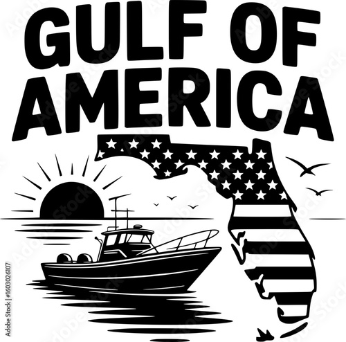 Wallpaper Mural Gulf of America Florida Fishing & Sunset Maritime Tee Torontodigital.ca