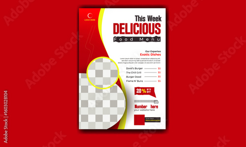 food poster design
