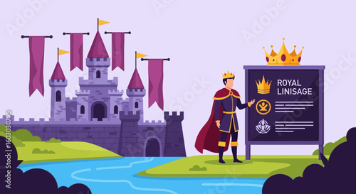 Royal Lineage Presentation At Grand Castle Of The Kingdom