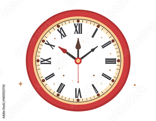 Free Download clock on a white background - GFXLoad